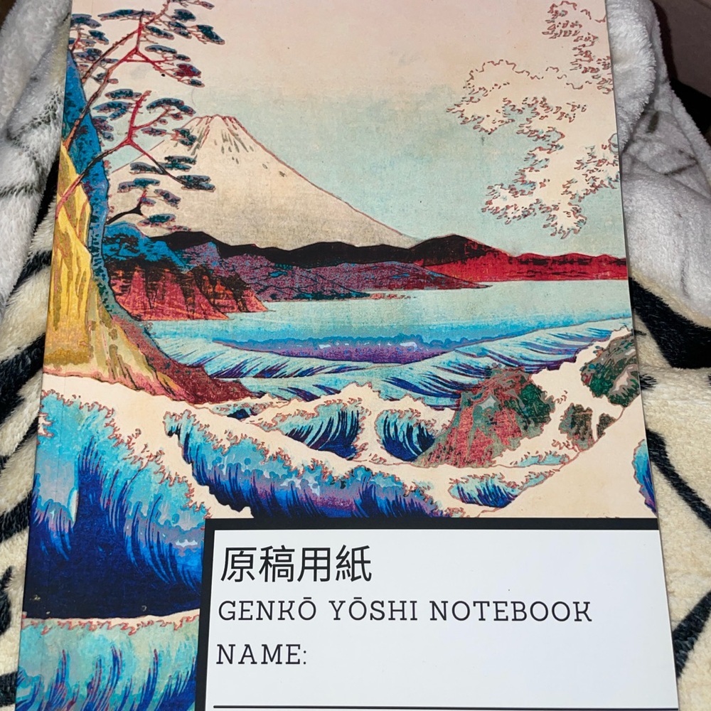 GENKŌ YŌSHI Notebook - Blue Multicolor Cover